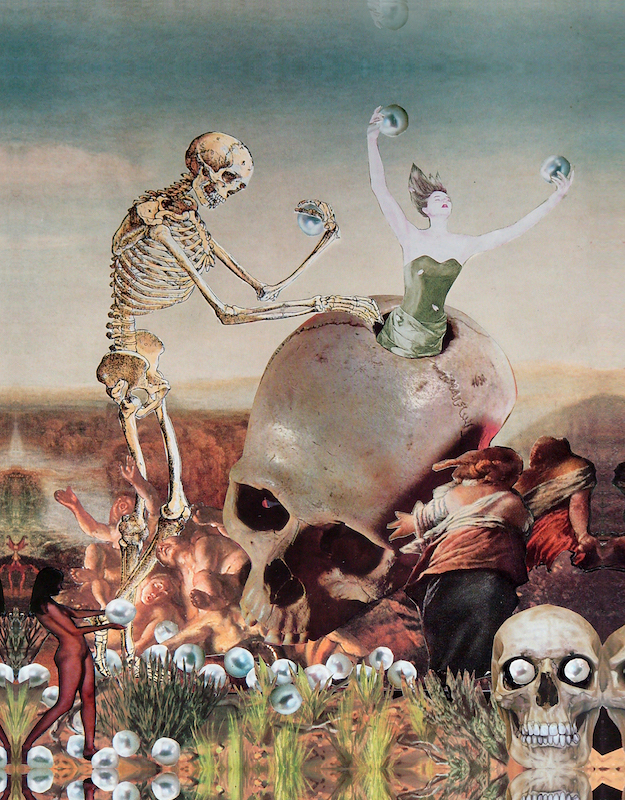 Pearl Skull - Collage